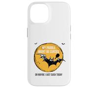 Custodia per iPhone 14 Divertente Halloween Pickleball La mia pagaia potrebbe essere maledetta