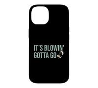 Custodia per iPhone 14 Divertente kiteboarding It's Blowin' Gotta Go