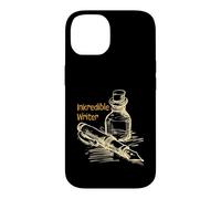 Custodia per iPhone 14 Divertente penna stilografica Inkredible Writer Calligrafia