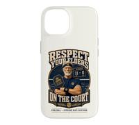 Custodia per iPhone 14 Divertente Pickleball Rispetta il tuo anziano giocatore senior