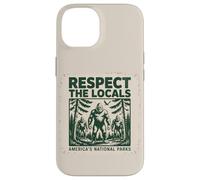 Custodia per iPhone 14 Divertente rispetto La gente del posto Cryptids Folklure Sasquatch