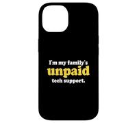 Custodia per iPhone 14 Divertente sviluppatore IT Guy I'm My Family's Supporto tecnico non pagato