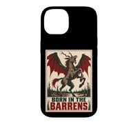 Custodia per iPhone 14 Drago Nato nel Barrens Heavymetal Mitico