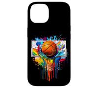 Custodia per iPhone 14 Drip Basket Paint Splash Dripping Basket Slam Dunk