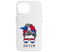 Custodia per iPhone 14 Dutch Girl Dutch Heritage Netherlands Flag