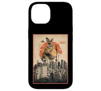 Custodia per iPhone 14 Easter Bunny Funny Japanese Kaiju Egg Hunt Joke