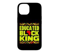 Custodia per iPhone 14 Educated Black King African Pride Empowerment Graphic