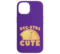 Custodia per iPhone 14 Egg-stra Carino Kawaii Egg Tart Pun Foodie
