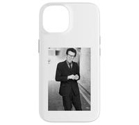 Custodia per iPhone 14 Elvis Costello Guardando la foto dell'era dei detective 1977