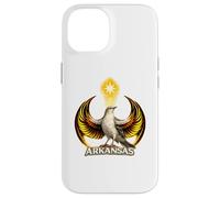 Custodia per iPhone 14 Emblema della resistenza del tordo dell'Arkansas