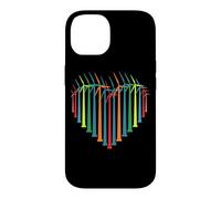 Custodia per iPhone 14 Energia rinnovabile Wind Turbine Cuore Mulino a vento
