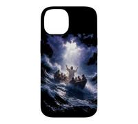 Custodia per iPhone 14 Epic Bible Story Christian Graphic - Jesus Calming The Storm