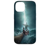 Custodia per iPhone 14 Epic Bible Story Christian Graphic - Jesus Saving Peter