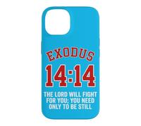Custodia per iPhone 14 Esodo 14:14 | Il Signore combatterà per te | Fede Biblica