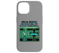 Custodia per iPhone 14 Expecting Dad Gamer New Boss Sleep Schedule