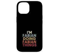 Custodia per iPhone 14 Fabian Name Fabian Personalized Name First Given