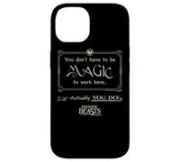 Custodia per iPhone 14 Fantastic Beasts and Where to Find Them Magic To Work Here