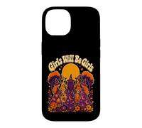 Custodia per iPhone 14 Fantastico design a cerchio per Halloween, anni '70, della congrega delle streghe