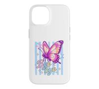 Custodia per iPhone 14 Farfalla colorata Bye Bye Whimsical Estetica