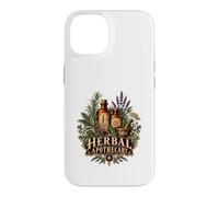 Custodia per iPhone 14 Farmacia a base di erbe vintage botanico amante delle erbe