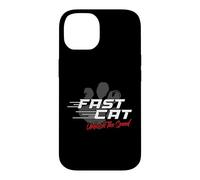 Custodia per iPhone 14 Fast Cat Dog scatena la velocità sport