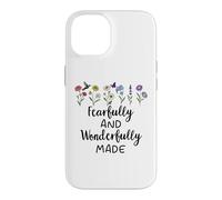 Custodia per iPhone 14 Fearfully & Wonderfully Made Sign Bible Verse Psalm 139:14