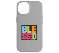 Custodia per iPhone 14 Feeling benedetto e grato Fede favorita grata