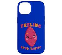 Custodia per iPhone 14 Feeling Spud-Tastic Kawaii Pun di patate dolci