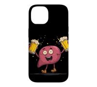 Custodia per iPhone 14 Felice Giornata del fegato con Costume
