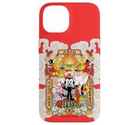 Custodia per iPhone 14 Felix The Cat Lunar New Year Festivities