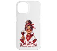 Custodia per iPhone 14 Féria Donna Bayonne Dax Basco Umorismo Aperitivo Alcol e Festa