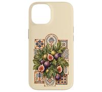Custodia per iPhone 14 Fichi Greci Piastrelle Mosaico Mediterraneo Antico