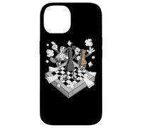Custodia per iPhone 14 Figure di battaglia di scacchi Chessman Scacco matto Scacchi