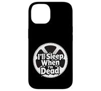 Custodia per iPhone 14 Filmmaker Editor Horror Movie I'll Sleep When I'm Dead