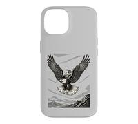 Custodia per iPhone 14 Flaga Demone Strega Venti E Ali Selvatiche