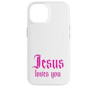 Custodia per iPhone 14 Forza per incoraggiarti nei momenti difficili, Gesù ti ama