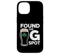 Custodia per iPhone 14 Found The G Spot Funny St Patricks Day
