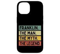 Custodia per iPhone 14 Franklin The Man The Myth The Legend Funny Personalizzato