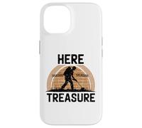 Custodia per iPhone 14 Frase Divertente per il Metal Detecting