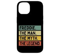 Custodia per iPhone 14 Freddie L'uomo Il mito La leggenda Divertente Citazione Personalizzata