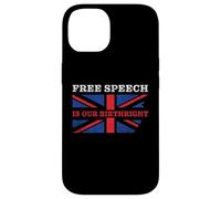 Custodia per iPhone 14 Free Speech is Our Birthright - Anti-Woke Conservative Quote