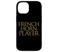 Custodia per iPhone 14 French Horn Player Wind Brass Music Instrument - French Horn