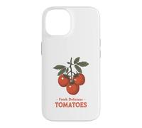 Custodia per iPhone 14 Fresh Delicious Tomatoes Vintage Garden Lover Farmer Market