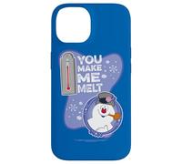 Custodia per iPhone 14 Frosty the Snowman Melt