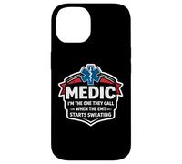 Custodia per iPhone 14 Fun Medic I'm The One They Call When The EMT inizia a sudare