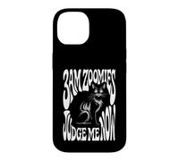 Custodia per iPhone 14 Funny Cat Owner 3AM Zoomies Judge Me Now Retro