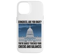 Custodia per iPhone 14 Funny Congress US Capitol Politics Joke Washington DC Humor