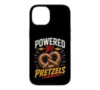 Custodia per iPhone 14 Funny Pretzel Saying Humor Joke Gag Powered By