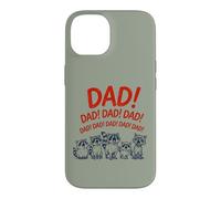 Custodia per iPhone 14 Funny Raccoon Dad Yelling Raccoons Father's Day