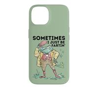 Custodia per iPhone 14 Funny Sometimes I Just Be Fartin' Frog Graphic